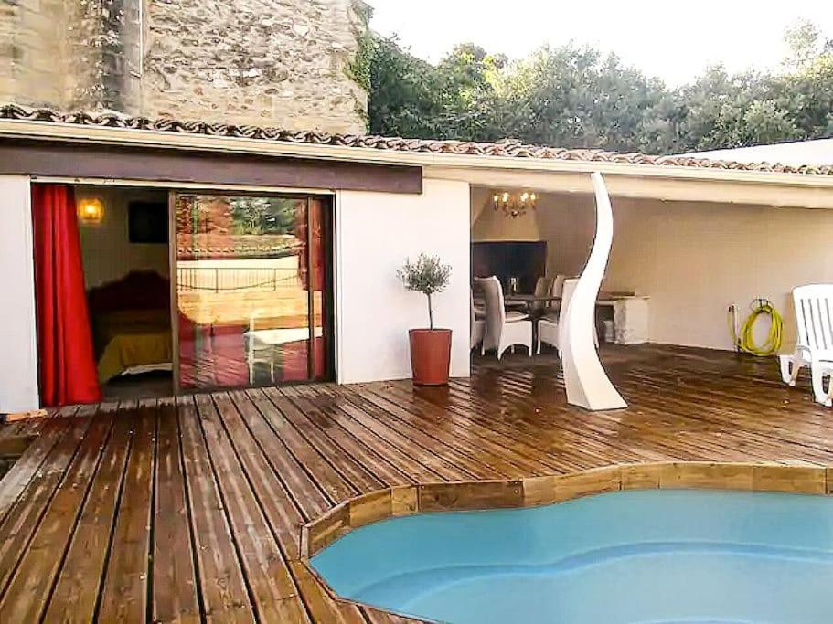 Gite En Provence Proche Avignon Sauveterre  Extérieur photo